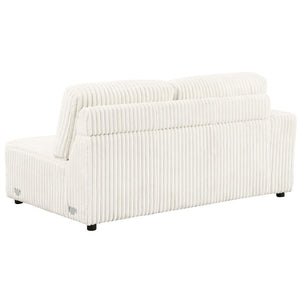 Emberson - Upholstered LAF Loveseat - Ivory