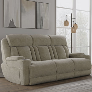 Dalton - Power Reclining Sofa And Loveseat - Lucky Fawn