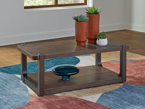  then you-'ll love this coffee table. Its thick tabletop