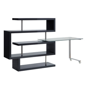 Raceloma - Writing Desk - Clear Glass