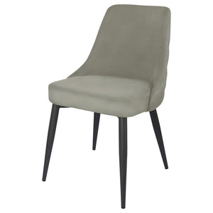 Cosmo - Upholstered Dining Side Chair (Set of 2) - Light Gray