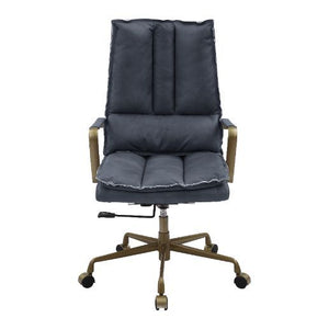 Tinzud - Office Chair - Gray Leather