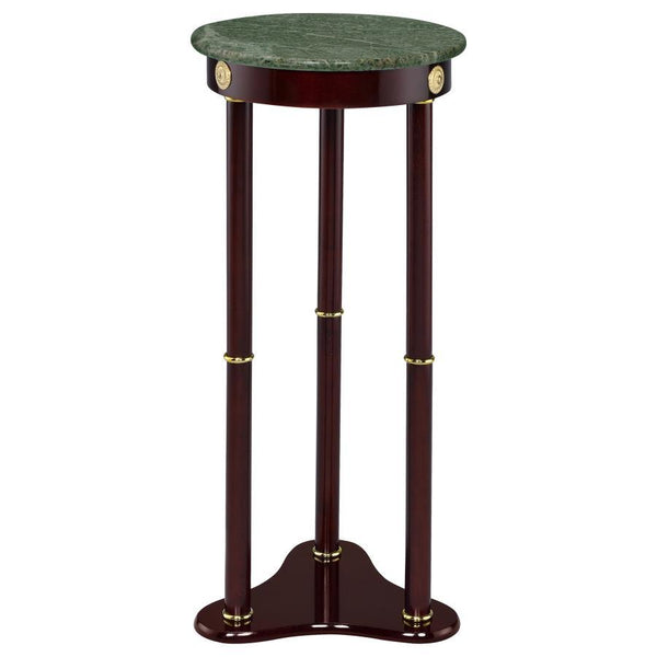  it adds natural elegance to any space. The solid rubberwood and engineered wood frame offers enduring durability and a rich brown fin