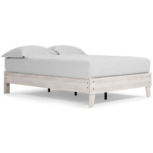 Shawburn - Whitewash - Full Platform Bed