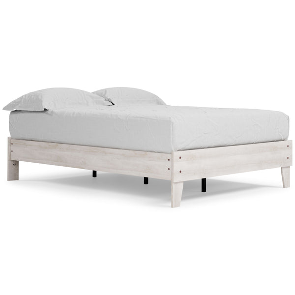Shawburn - Whitewash - Full Platform Bed