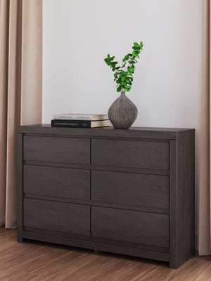 giving you high style at a great value. A sleek hardware-less design creates a fuss-free look. Short on storage? This dresserâ€