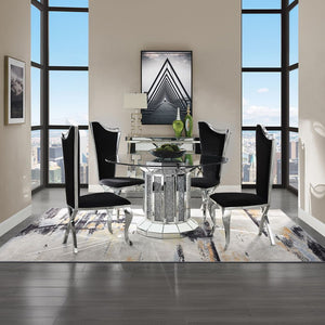 Cyrene - Side Chair (Set of 2) - Fabric & Stainless Steel
