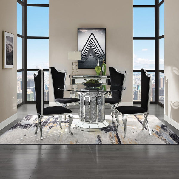 Cyrene - Side Chair (Set of 2) - Fabric & Stainless Steel