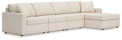 Looking cool and contemporary is great. But when it comes down to it, youâ€™re all about low-maintenance lounging. With the performance fabric on this sectional with chaise, cleaning spills is a breeze. And its customizable modular design caters to your e