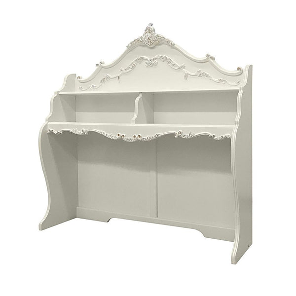 Pearl - Computer Desk Hutch - Pearl White