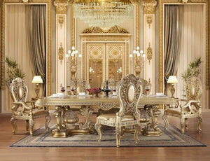 Seville - Arm Chair (1Pc/1Ctn) - Beige - 30-"<br/><br/><b>Product Features</b><ul><li>Fixed Table Top</li><li>Pedstal Table</li><li>Hollow Carving & Upholstery Chair</li><li>Leaf Shape Curio w/3 Tier Shelf</li><li>Case: 1Pc/1Ctn</li><li>Finish: Tan PU & G