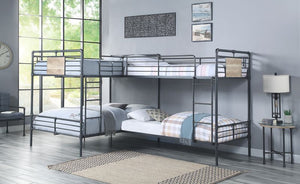Create a bunk room in your home for fun sleepovers with the Cordelia bunk beds. The cornered beds are space savers and maximizing the sleeping space. Everyone will be accommodated, perfect for out-of-town guests or ideal for those with limited bedrooms in