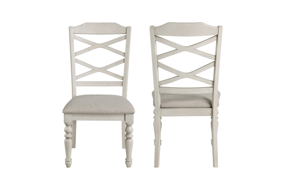 The Jennifer Solid Wood Dining Chairs, offered as a set of two, combine durability and timeless style to enhance any dining space. Crafted from solid Rubberwood, these chairs are designed for long-lasting use while highlighting the natural beauty of real 