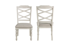 The Jennifer Solid Wood Dining Chairs, offered as a set of two, combine durability and timeless style to enhance any dining space. Crafted from solid Rubberwood, these chairs are designed for long-lasting use while highlighting the natural beauty of real 