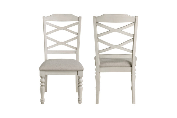 The Jennifer Solid Wood Dining Chairs, offered as a set of two, combine durability and timeless style to enhance any dining space. Crafted from solid Rubberwood, these chairs are designed for long-lasting use while highlighting the natural beauty of real 