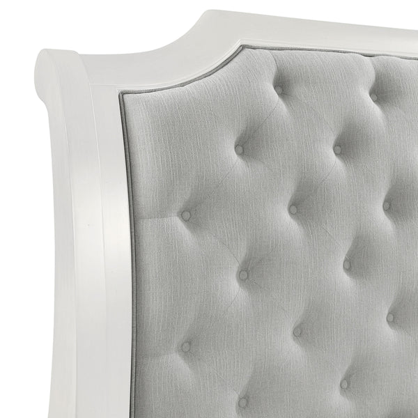  this bed ensures unparalleled strength and durability. Its heirloom white finish