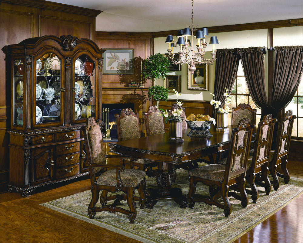 NEO Renaissance Dining Table (2X18"L)<h4><b>Neo Renaissance - Leg For 2400-Top - Cherry</b></h4> <table width="100%"><colgroup><col style="width: 30%"> <col style="width: 70%"> </colgroup> <tbody> <tr> <td>Dimensions</td> <td> 108.00"L x 44.00"D x 30.75"H
