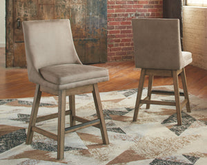  self-returning swivel and contoured back make it beautifully in tune with your needs. Luxurious faux leather upholstery is a sensational touch.<br