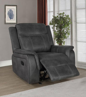  complemented by clear tempered glass doors that encase six tiers of