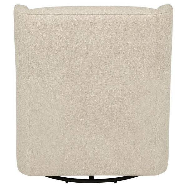 Serra - Boucle Upholstered Swivel Glider Recliner Sandy - Beige