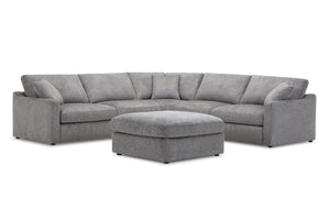 Surrender- Burmese Nature Left Arm Facing Chair with 2 Pillows