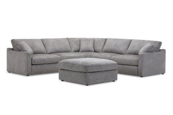 Surrender- Burmese Nature Left Arm Facing Chair with 2 Pillows