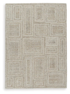 Pairing dynamic geometric shapes with subtle neutral colors, this area rug communicates a decidedly relaxed vibe. It works as well in a casual space as it does in a contemporary loft. Best of all, youâ€™ll love how the hand-tufted soft pile is an unparall