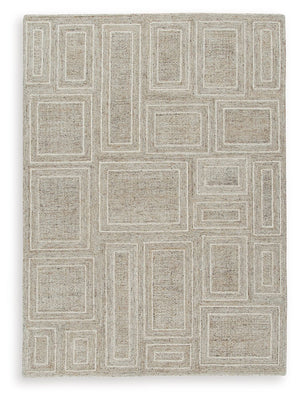 Pairing dynamic geometric shapes with subtle neutral colors, this area rug communicates a decidedly relaxed vibe. It works as well in a casual space as it does in a contemporary loft. Best of all, youâ€™ll love how the hand-tufted soft pile is an unparall