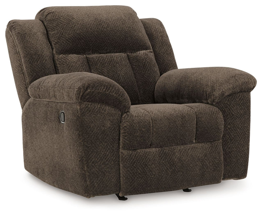 With its large-scale design, this extra-spacious recliner is a masterclass in accessible style. Plush, ultra-soft upholstery keeps you cozy as you lounge solo. In a neutral hue, it seamlessly suits different aesthetics as your taste changes. Time to relax