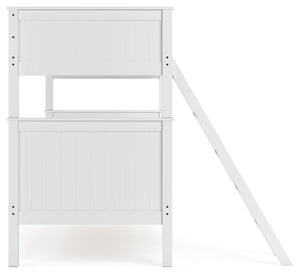 Nextonfort - White - Twin Over Twin Bunk Bed