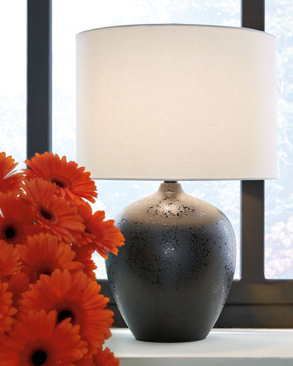  this table lamp is a sleek