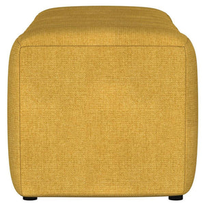 Summer - Fabric Upholstered Tufted Accent Bench - Mustard Yellow