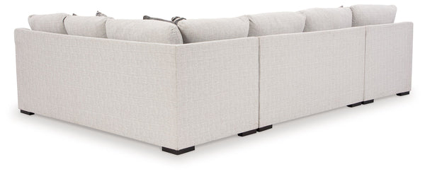 Koralynn - Stone - 3-Piece Sectional With Laf Corner Chaise