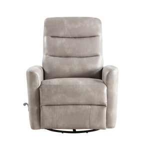  this recliner effortlessly combines style and functionality. The triple roll backrest
