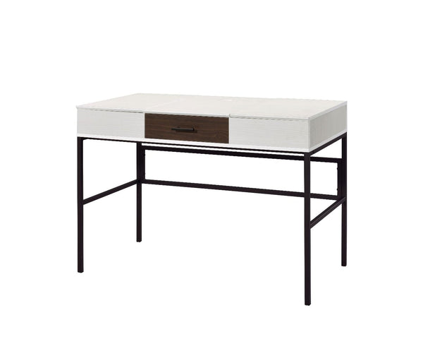 KDâ€¢ Rectangular Writing Deskâ€¢ Built-in USB Port and Plugâ€¢ 1 Storage Drawerâ€¢ 3/4 Extension Drawer Glideâ€¢ Side Metal Drawer Glideâ€¢ Metal Base<br/><br/><b>Product Features</b><ul><li>Case: 1Pc/1Ctn</li><li>Finish: Natural & Black Finish</li><li>S