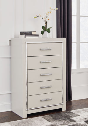 Zyniden - Silver - 5 Pc. - Dresser