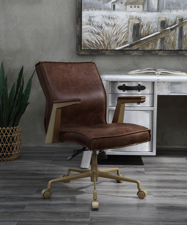 Attica - Executive Office Chair - Espresso Top Grain Leather