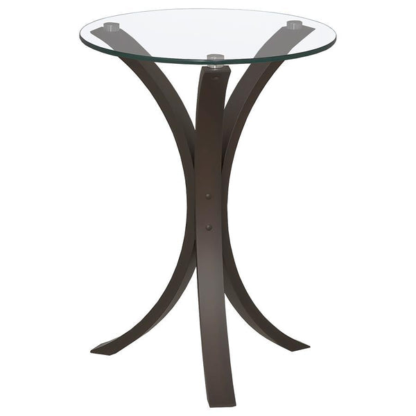  clear tempered glass top