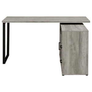 Hertford - L-Shape Computer Desk - Gray Driftwood