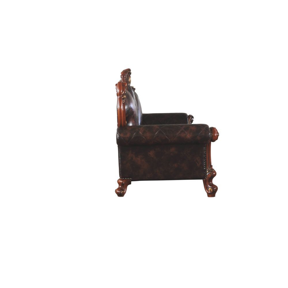 The Picardy sofa collection brings the influence of European antiques to life with traditional carvings, detailed looping, and gorgeous vintage finish. The hand-applied finish enhances the beauty of the intricate woodwork and moldings. The sofa features c