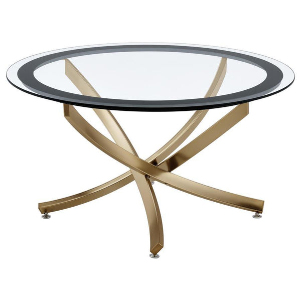  crisscrossing metal base is electroplated for a lustrous finish