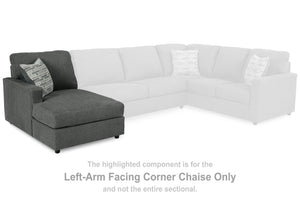 Edenfield - Charcoal - LAF Corner Chaise