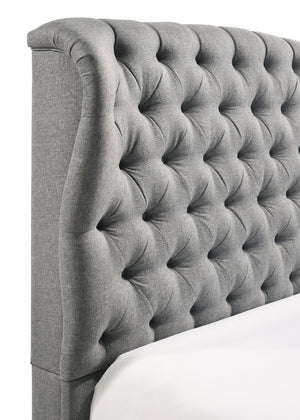 Linda - Queen Bed - Gray