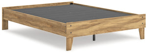Bermacy - Light Brown - Full Platform Bed