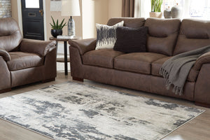  this rug leaves so much to the imagination. Its ethereal design dresses up a room with cream