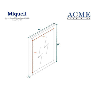  3mm Mirror<br/><br/><b>Product Features</b><ul><li>Case: 1Pc/1Ctn</li><li>Finish: Natural</li><li>Style: Transitional</li><li>Materials: Wood