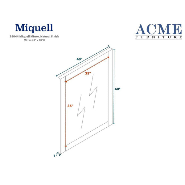  3mm Mirror<br/><br/><b>Product Features</b><ul><li>Case: 1Pc/1Ctn</li><li>Finish: Natural</li><li>Style: Transitional</li><li>Materials: Wood