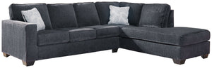  the decidedly contemporary profile is enhanced with plump cushioning and a chenille-feel upholstery