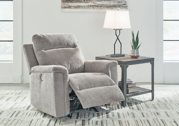 Barnsana - Ash - Power Rocker Recliner