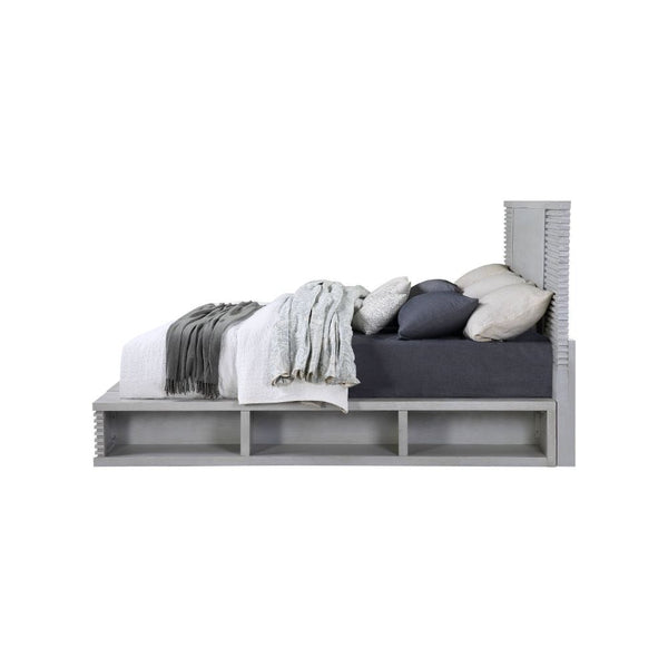Aromas - Queen Bed - White Oak